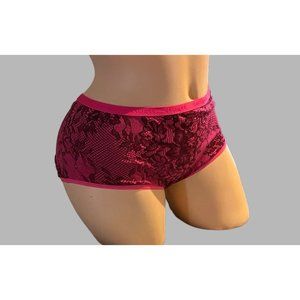 CACIQUE Cotton BRIEF Panties PLUS 18/20 PINK Cabaret STRIPES Lane